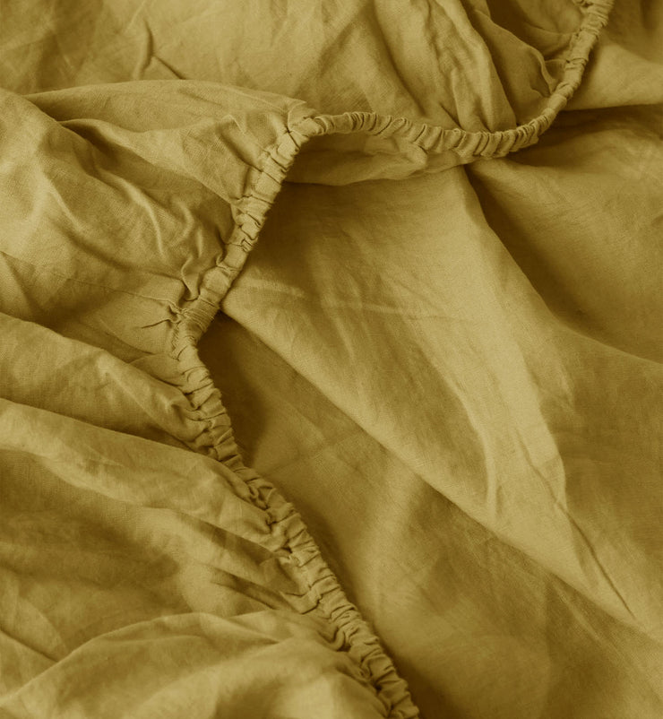 Fitted Sheet - Mustard