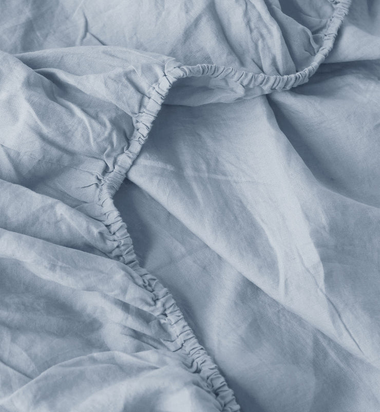 Fitted Sheet - Sky Blue