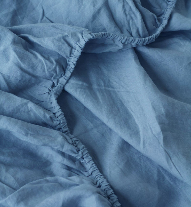 Fitted Sheet - Blue Fog