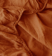Fitted Sheet - Rust