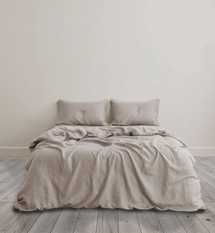 Quilt Cover Set - Natural