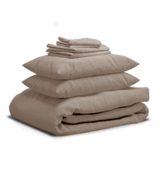 Sheet & Quilt Bundle Set - Khaki