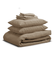 Sheet & Quilt Bundle Set - Mocha