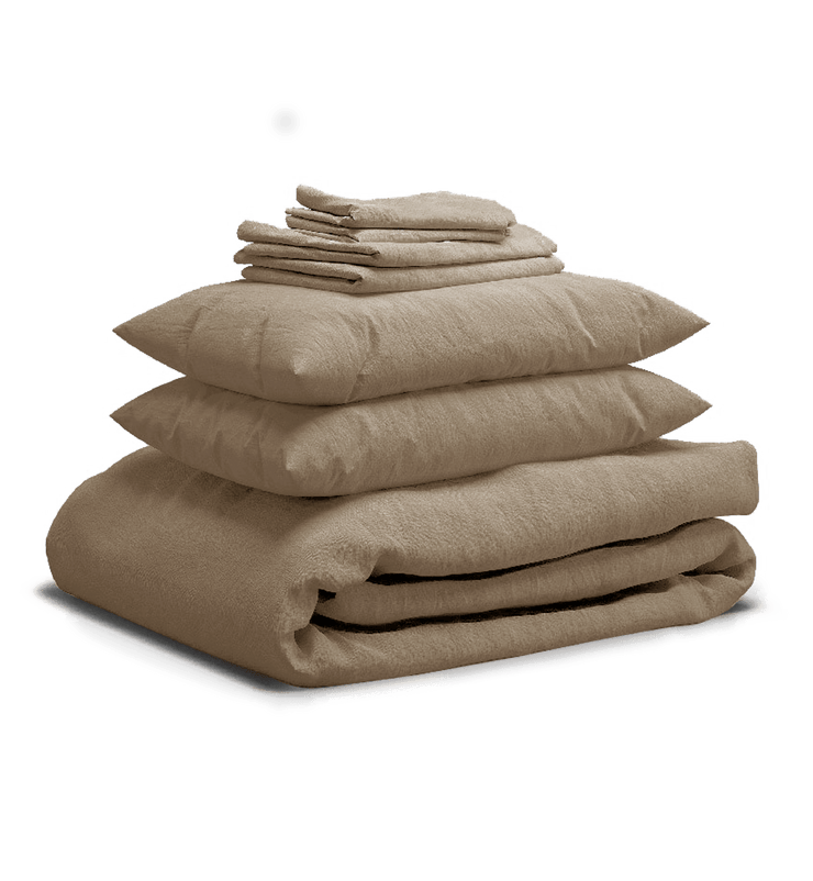 Sheet & Quilt Bundle Set - Mocha