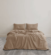 Quilt Cover Set - Mocha