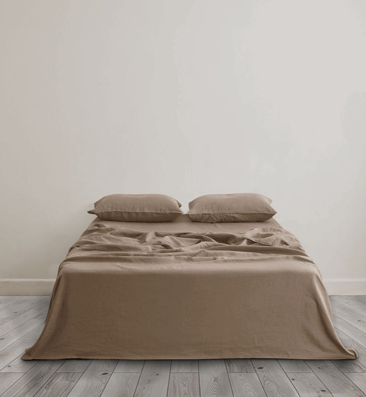 Sheet & Quilt Bundle Set - Mocha