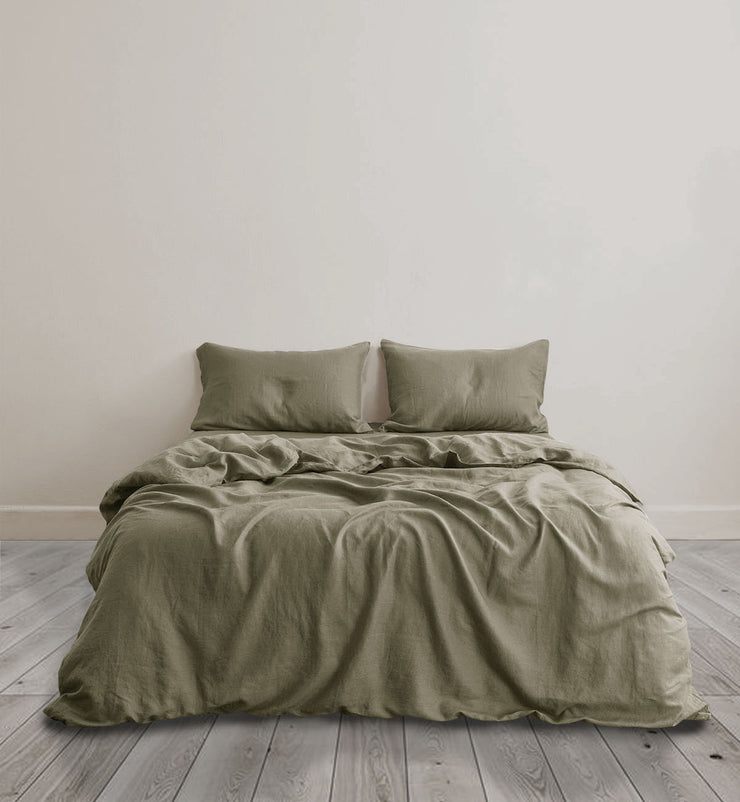 Quilt Cover Set - Oatmeal