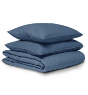 Quilt Cover Set - Marine Blue