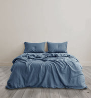 Quilt Cover Set - Marine Blue