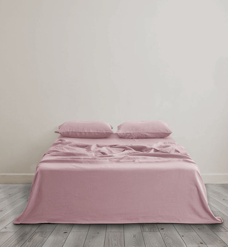 Sheet & Quilt Bundle Set - Blush