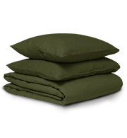 Quilt Cover Set - Olive