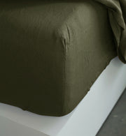Fitted Sheet - Olive