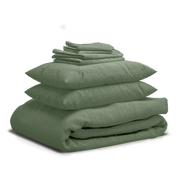 Sheet & Quilt Bundle Set - Sage