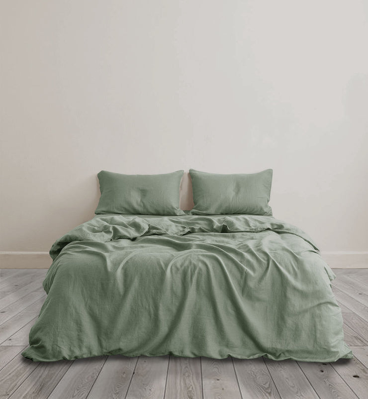 Quilt Cover Set - Sage