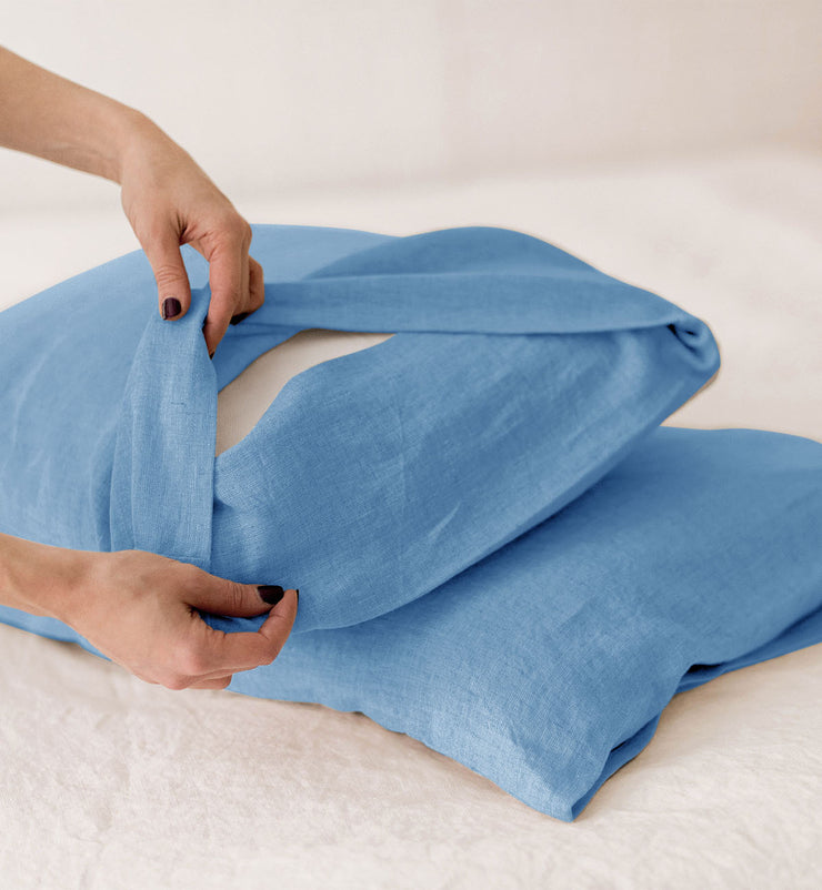 Pillowcase Set - Blue Fog