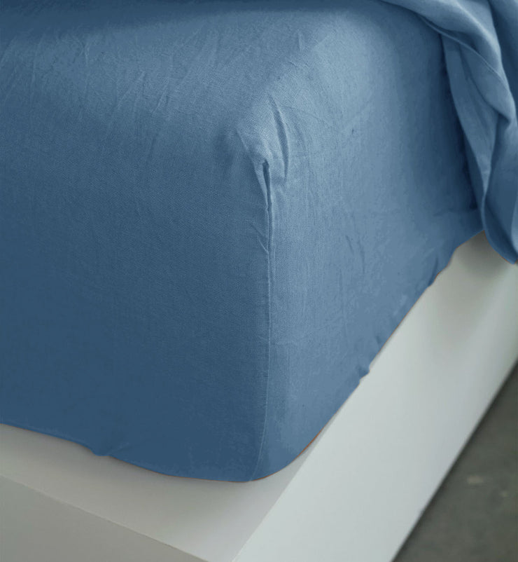 Sheet & Quilt Bundle Set - Blue Fog