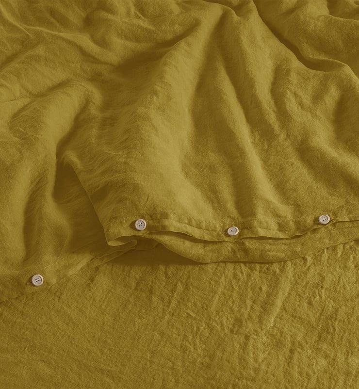 Quilt Cover Set - Mustard