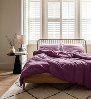 Sheet & Quilt Bundle Set - Plum