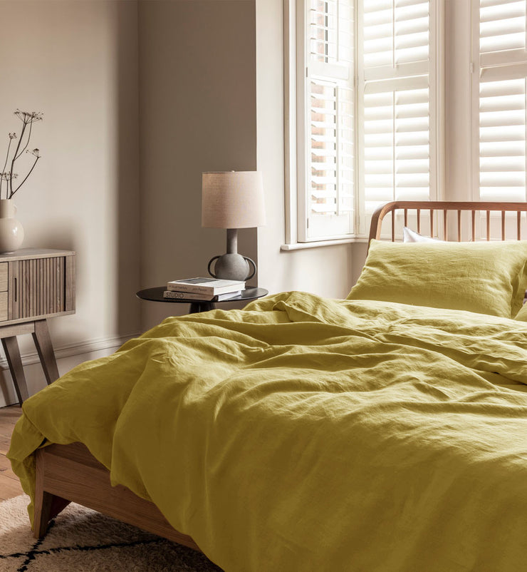 Quilt Cover Set - Mustard