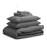 Sheet & Quilt Bundle Set - Warm Grey