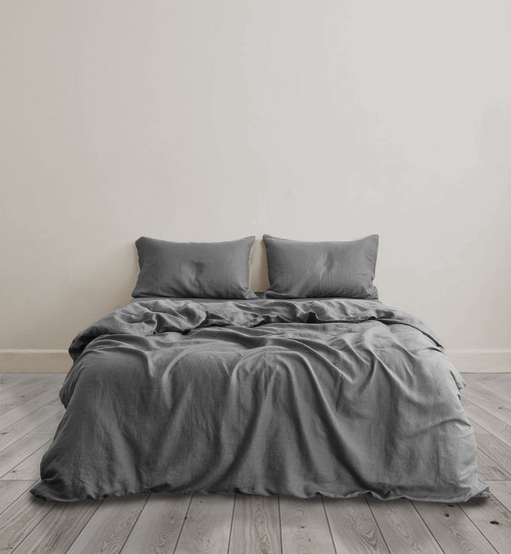 Sheet & Quilt Bundle Set - Warm Grey