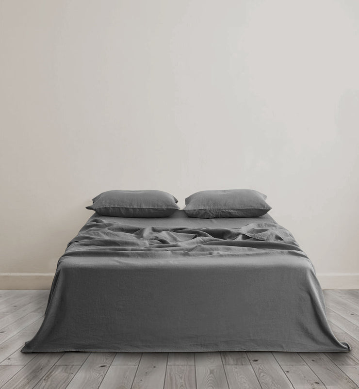Sheet & Quilt Bundle Set - Warm Grey