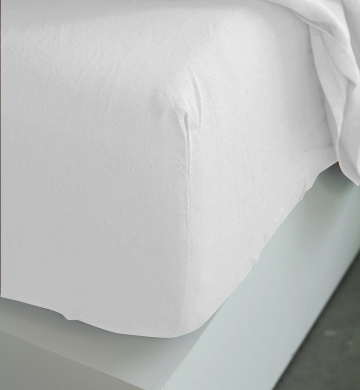 Fitted Sheet - White