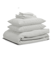 Sheet & Quilt Bundle Set - White