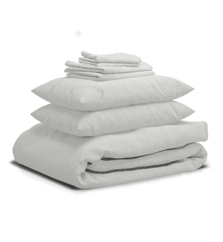 Sheet & Quilt Bundle Set - White