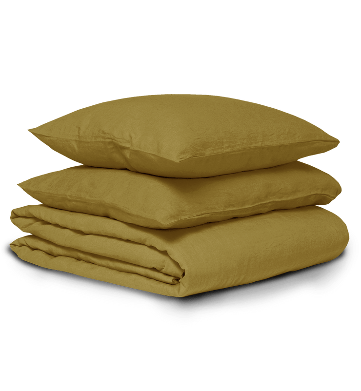 Quilt Cover Set - Mustard